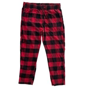 ⭐️⭐️3/$10⭐️⭐️ Hollister Pajama Pants Men’s XL Red Black Flannel Sleepwear